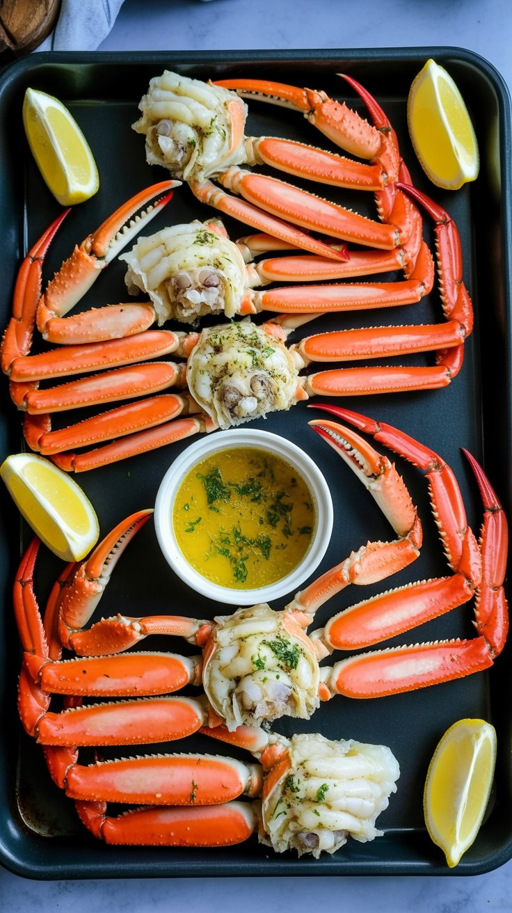 best Crabs - Garlic Butter Baked Crab Legs