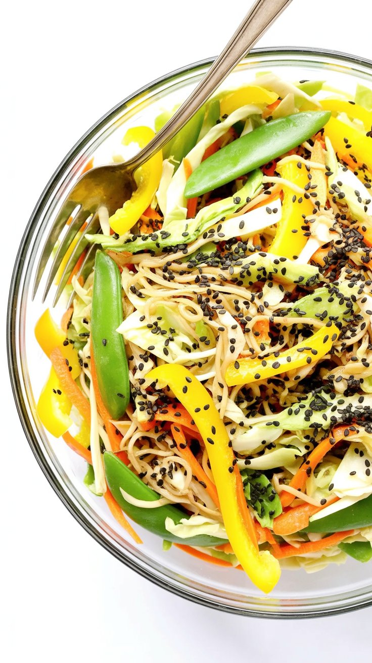 best Crunchy Ramen Noodle Salad