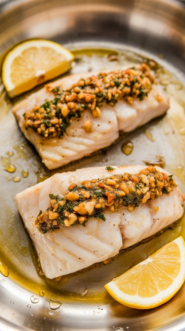 best Garlic Butter Cod (Pan Fried Cod)
