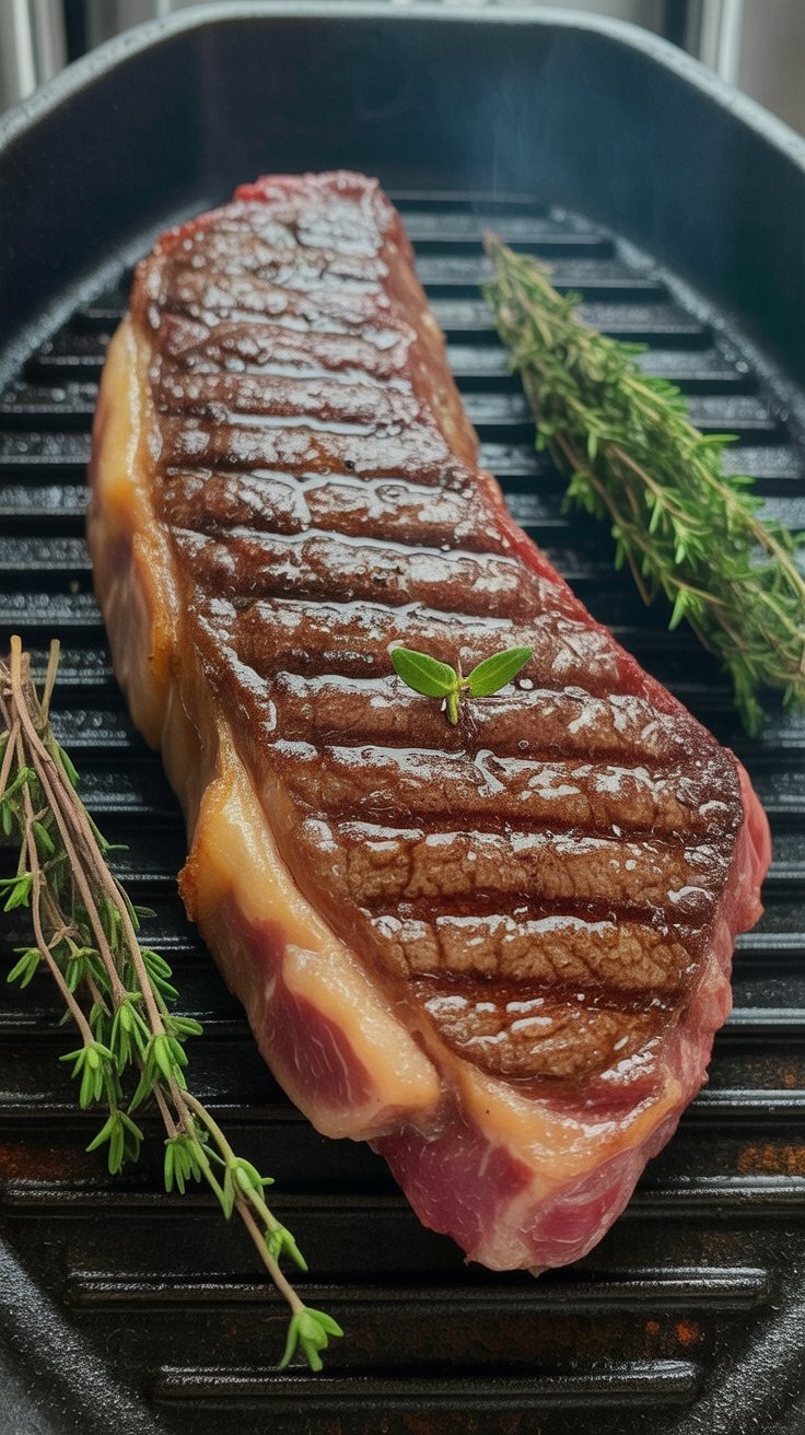 best Pan Seared New York Strip Steak