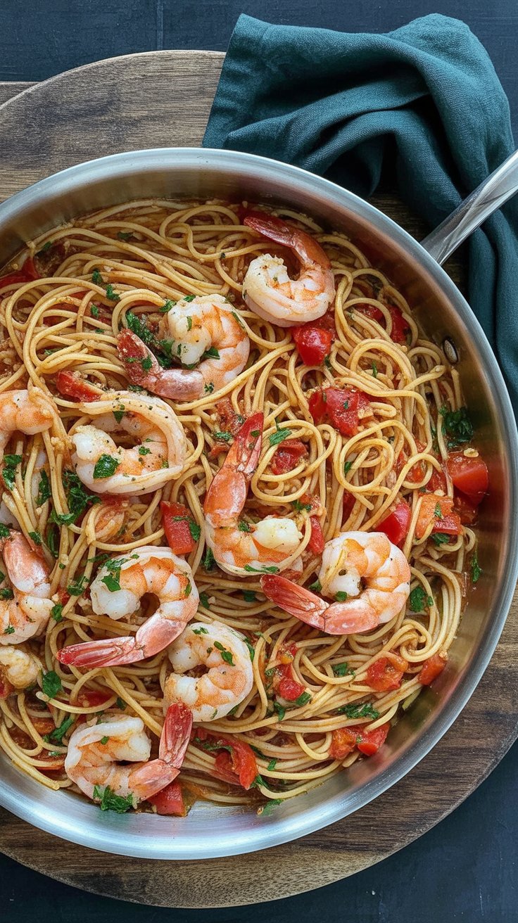 best Shrimp Pasta Recipe, Mediterranean-Style