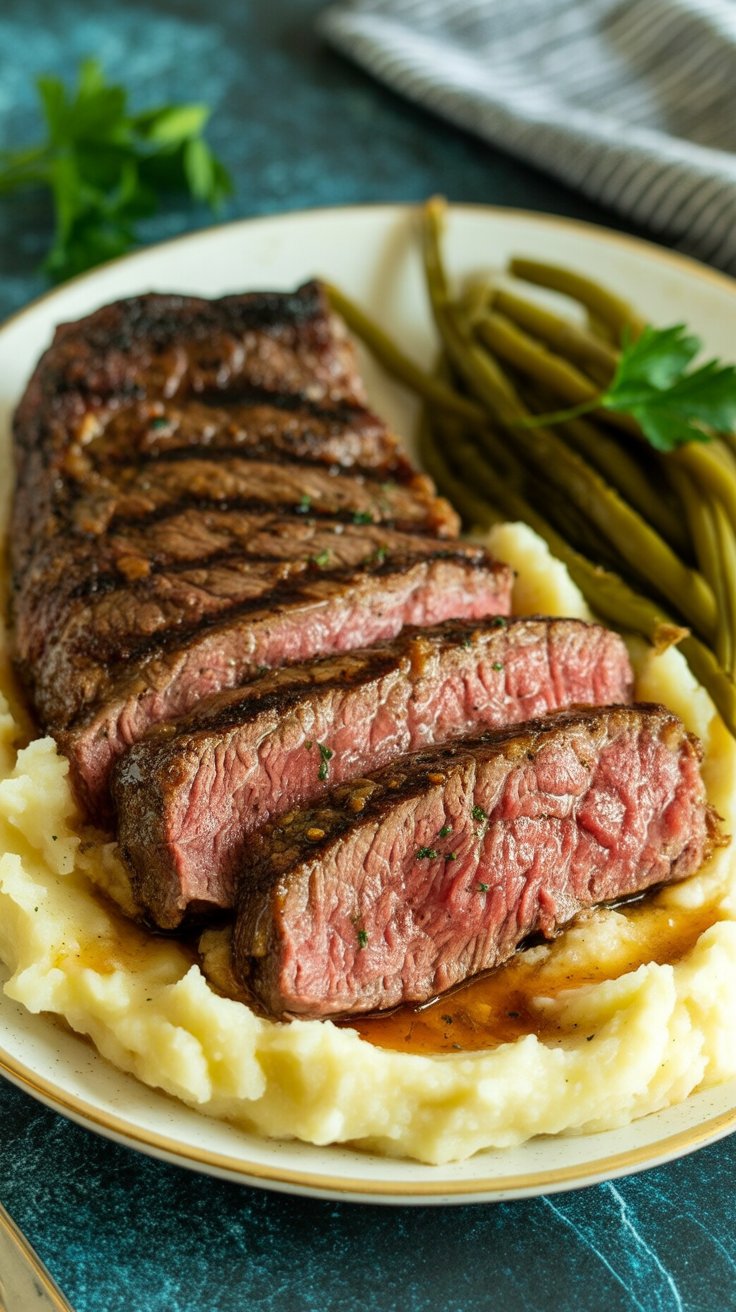 best Sirloin Steak with Garlic Butter