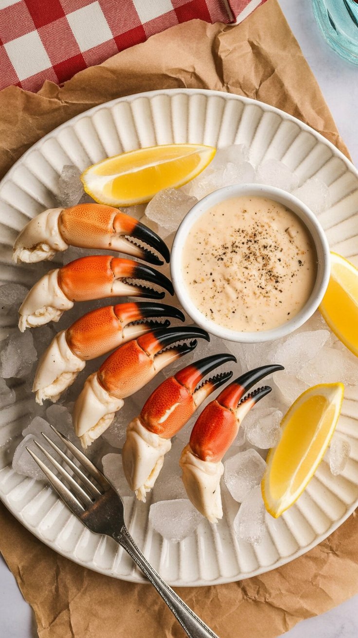 best Stone Crab Claws With Mustard Dipping Sauce