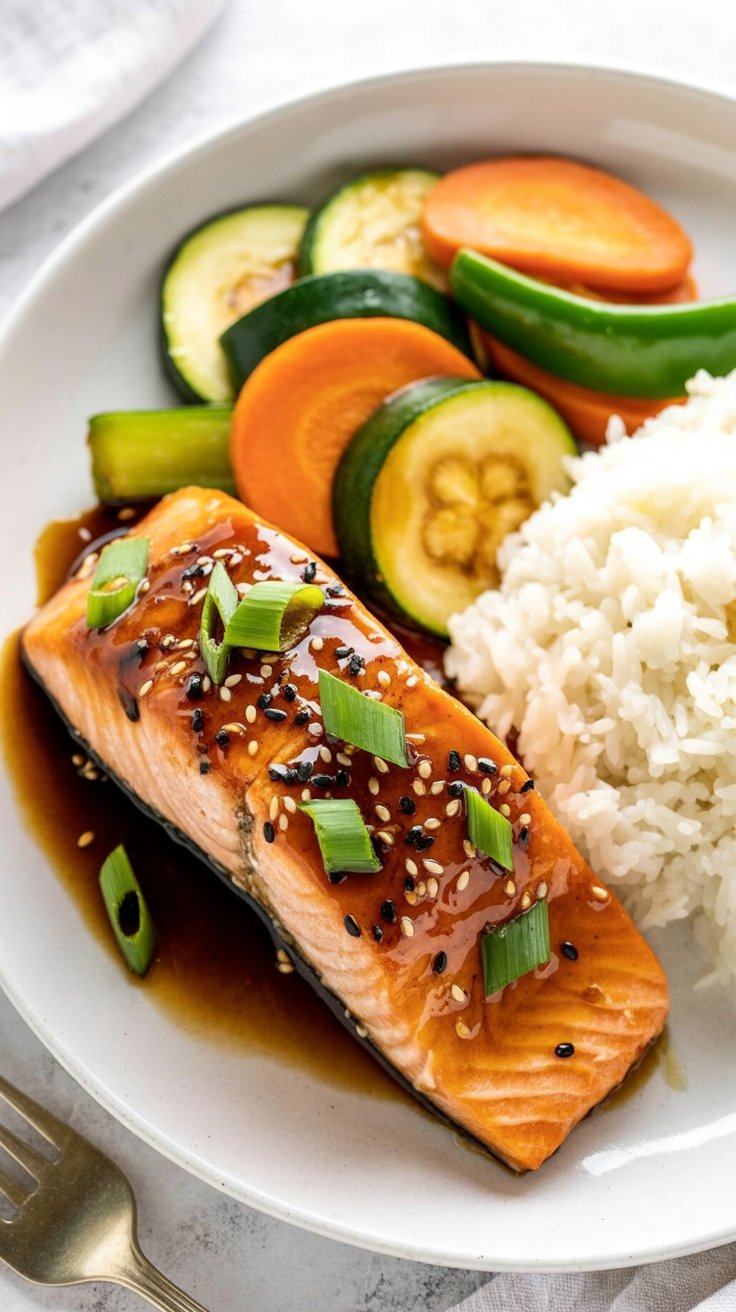 easy 5-Minute Miso Glazed Salmon