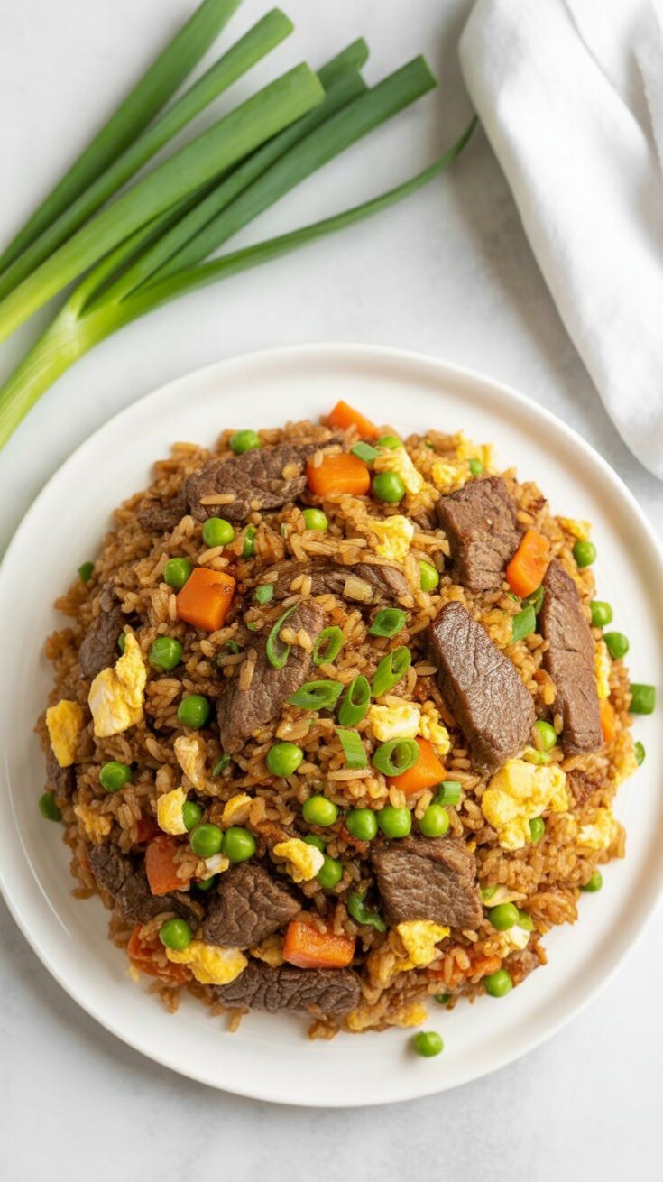 easy Beef Fried Rice