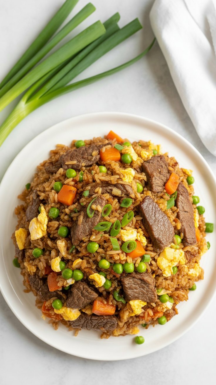 easy Beef Fried Rice