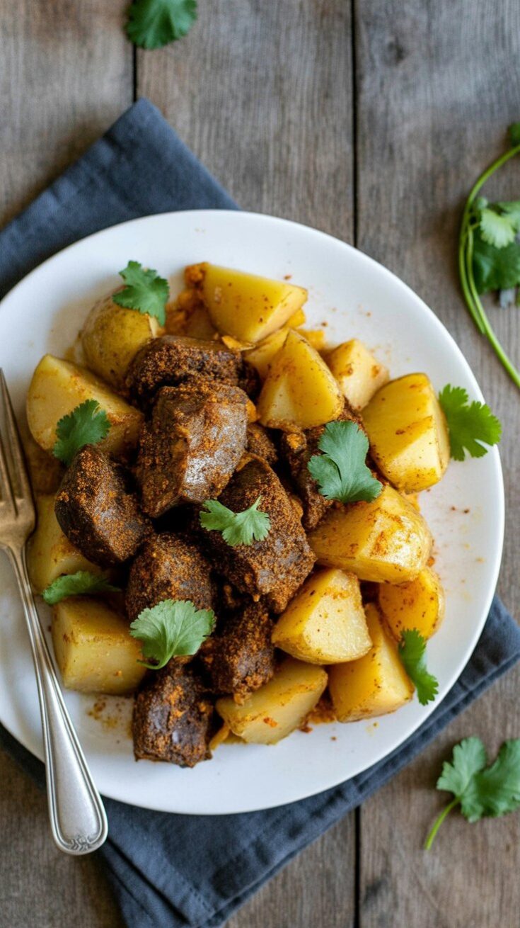 easy Beef Sirloin Steak Bites with Garlic Butter Potatoes