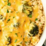 easy Broccoli Rice Casserole from Scratch