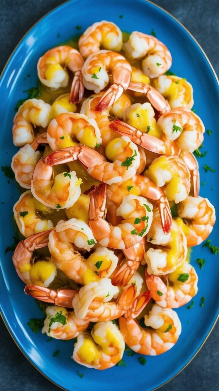 easy Cheesy Garlic Shrimp Appetizer
