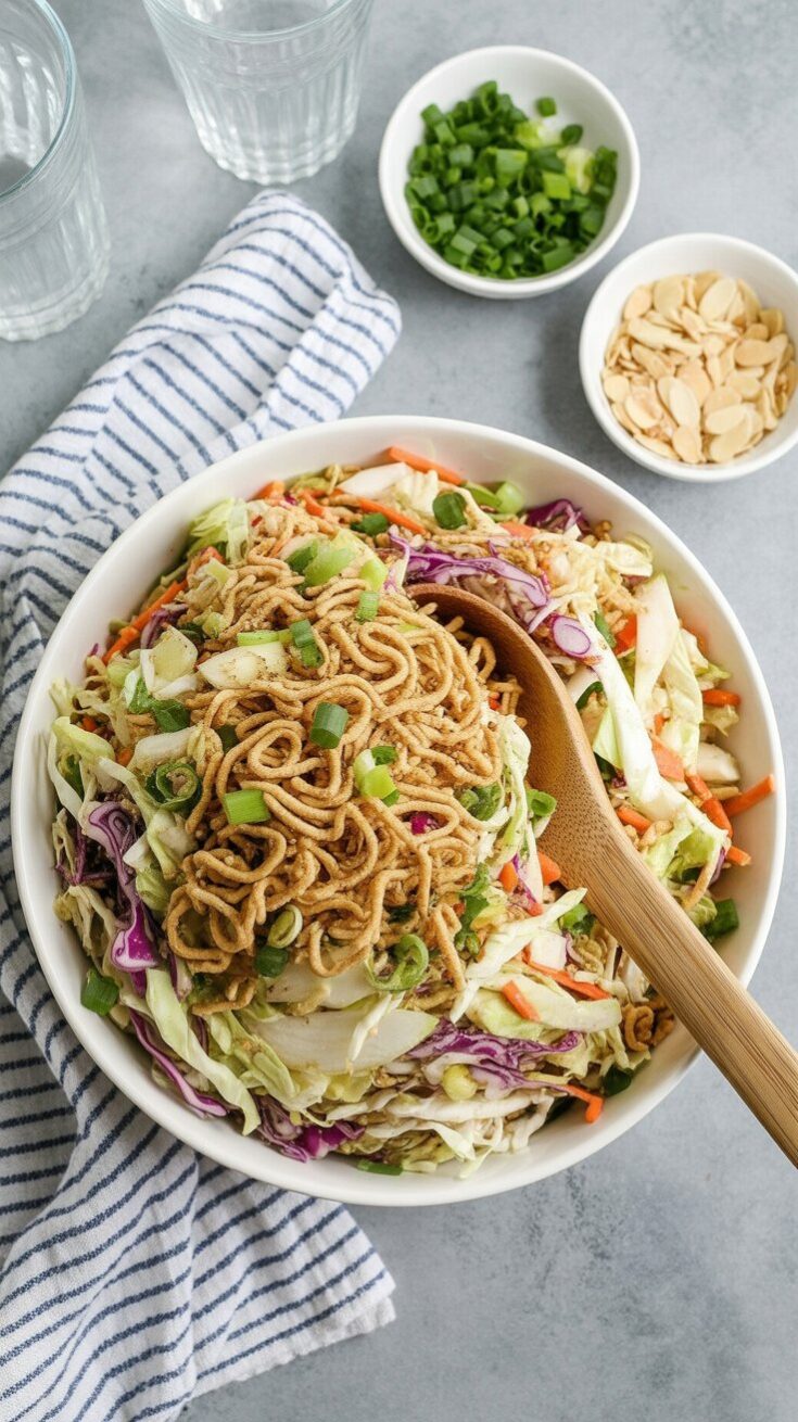 easy Chinese Ramen Noodle Coleslaw