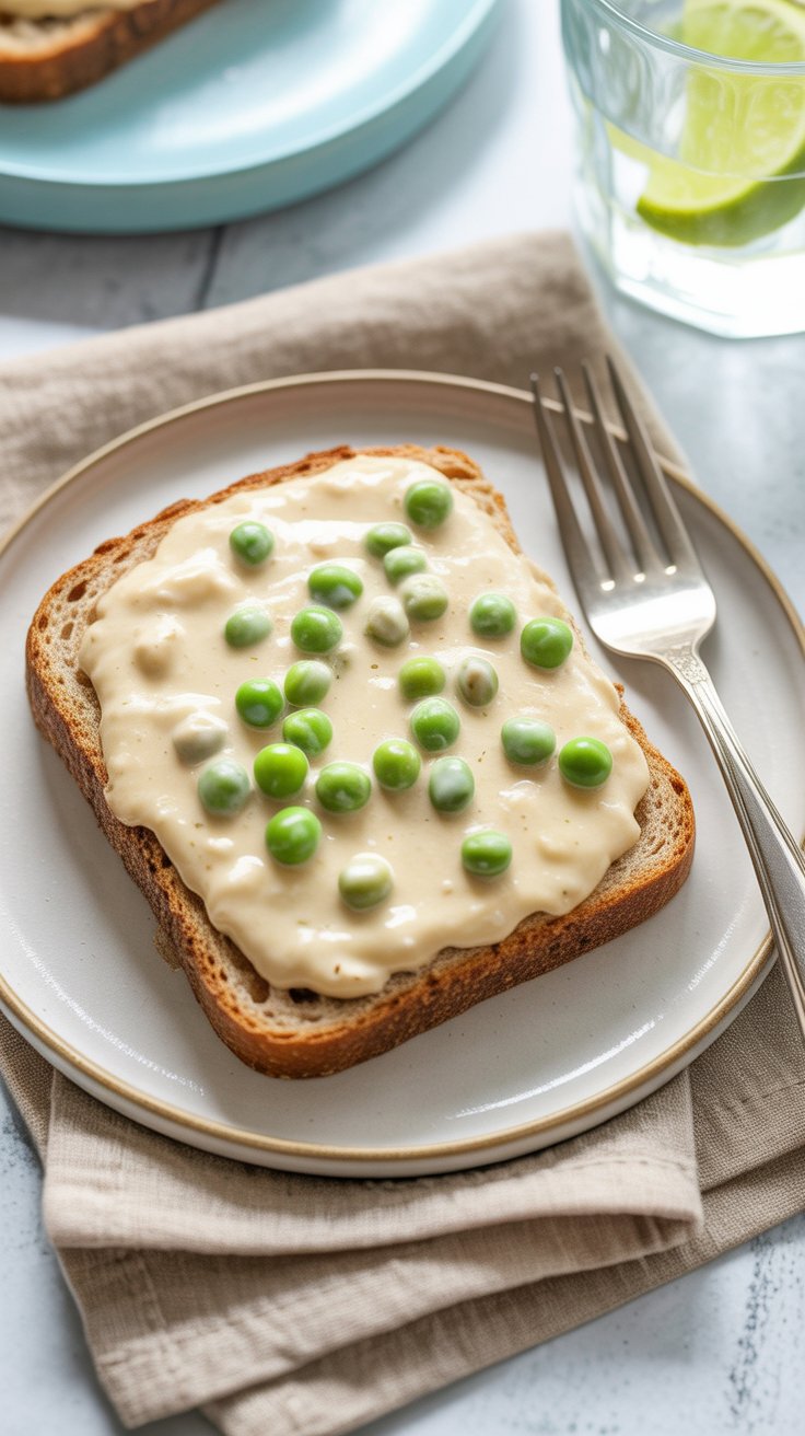easy Creamed Tuna on Toast