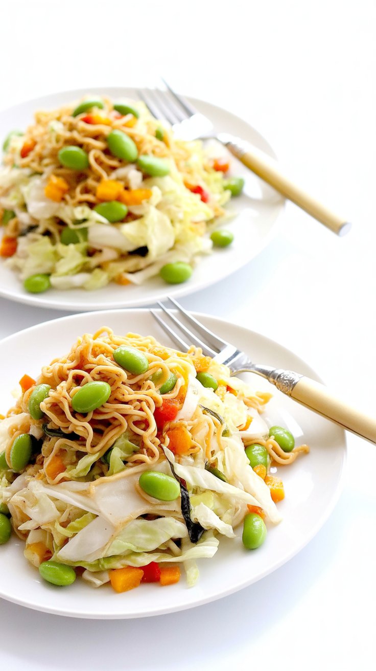 easy Crunchy Ramen Noodle Salad