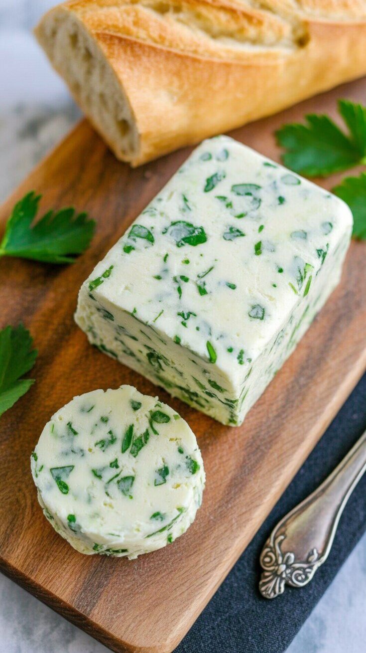 easy Garlic Herb Compound Butter