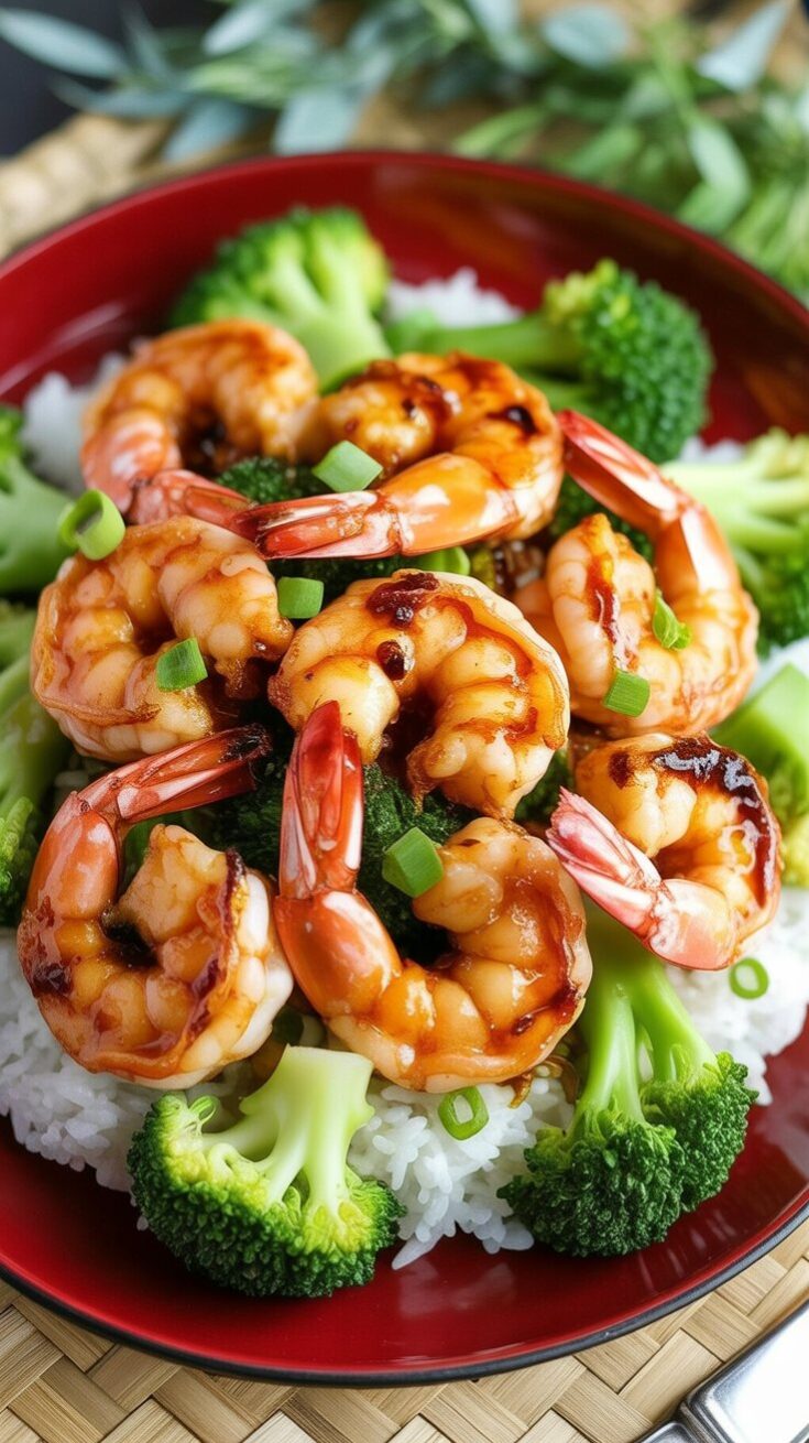 easy Honey Garlic Butter Shrimp and Broccoli