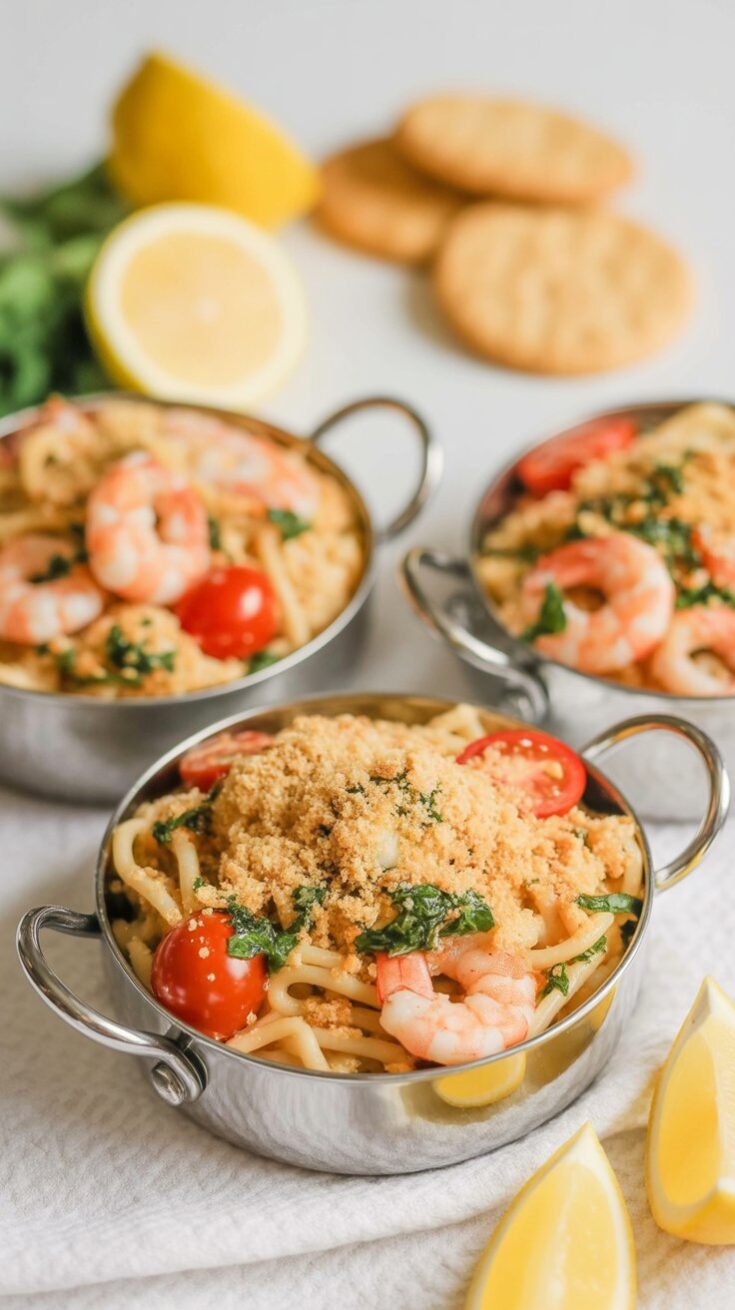 easy Lazy Lobster Casserole with Buttery Ritz