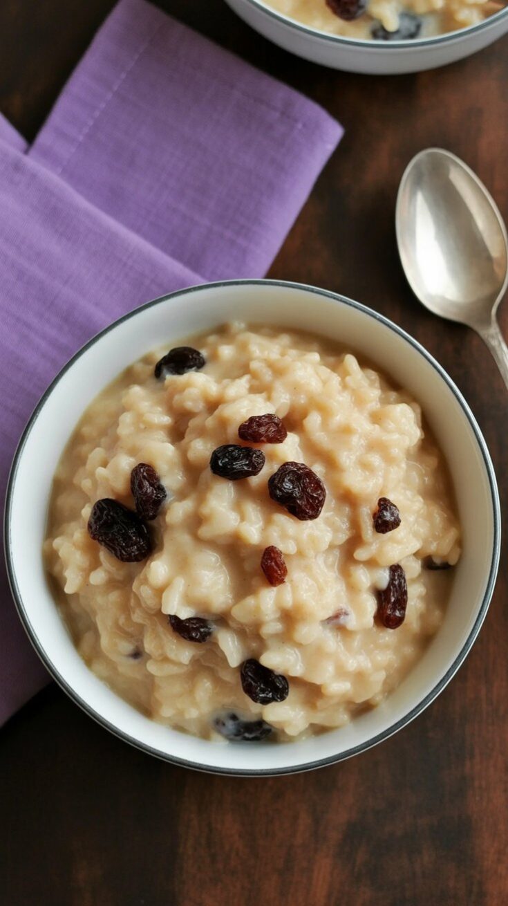 easy Old Fashioned Baked Rice Pudding