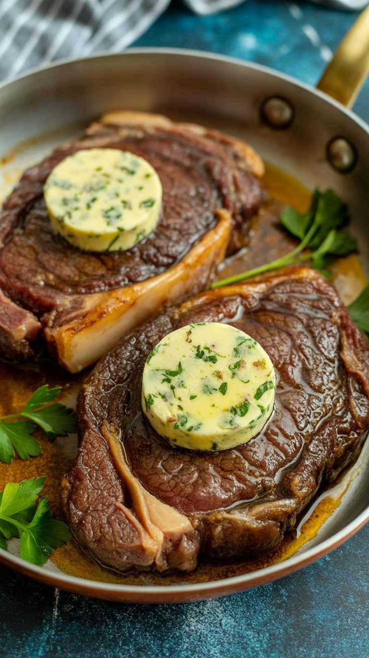 easy Sirloin Steak with Garlic Butter