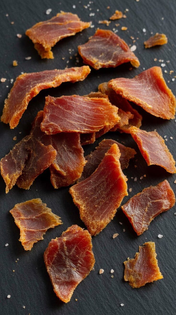 easy Smoked Maple Salmon Jerky