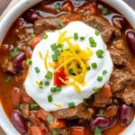 easy Spicy Steak Chili