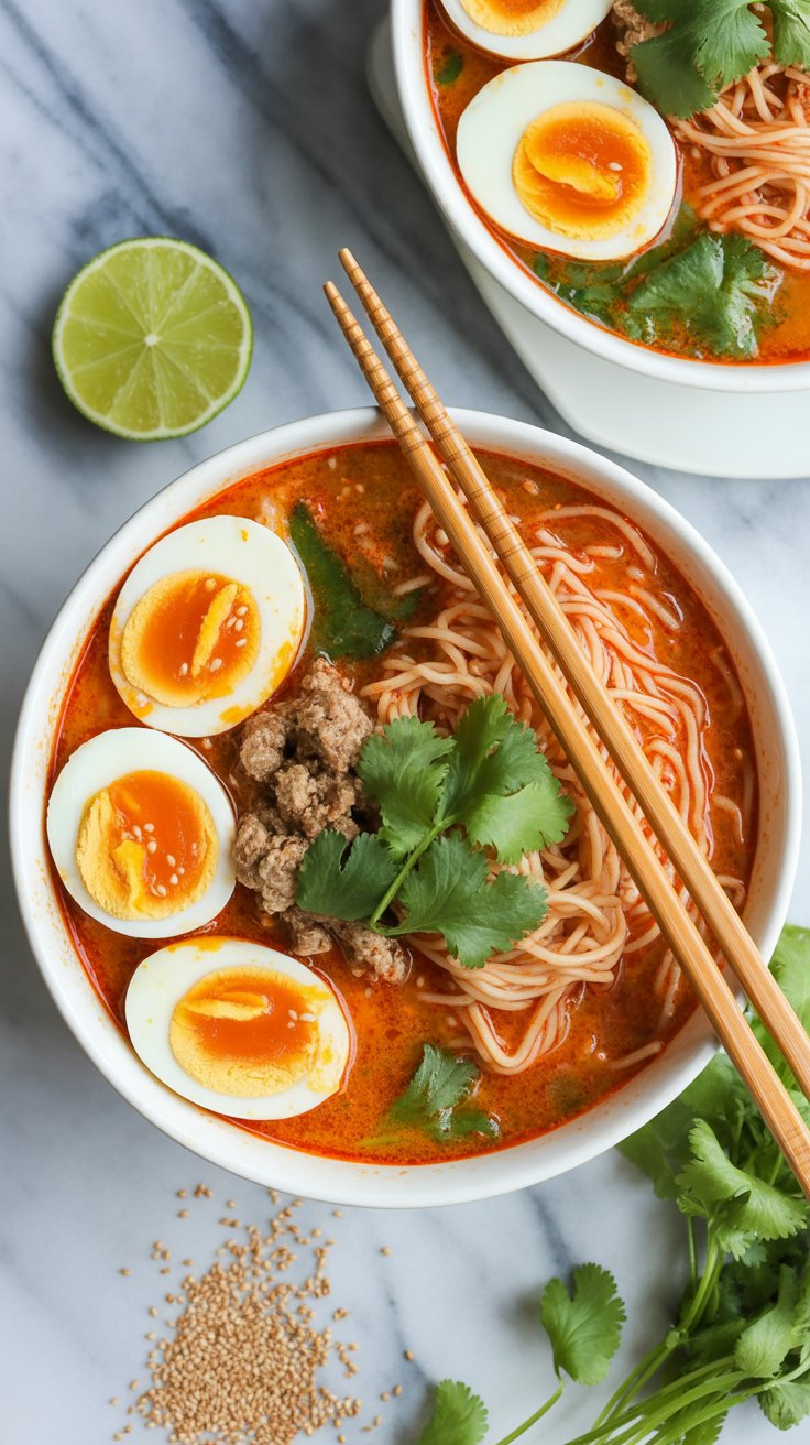 easy Thai Coconut Curry Ramen