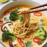 easy Thai Red Curry Ramen Noodle Bowls