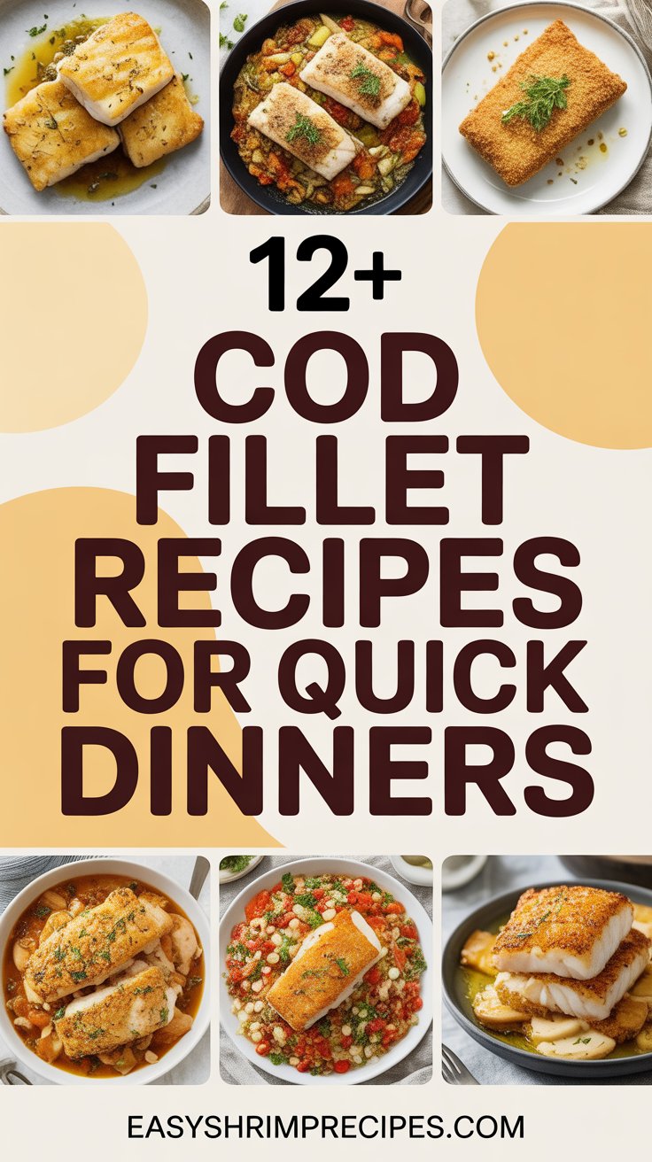 12+ Cod Fillet Recipes Ideal For Quick Dinners
