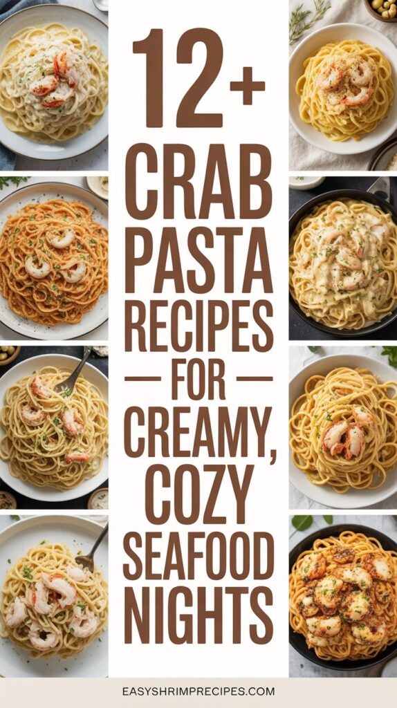 12+ Crab Pasta Recipes for Creamy, Cozy Seafood Nights