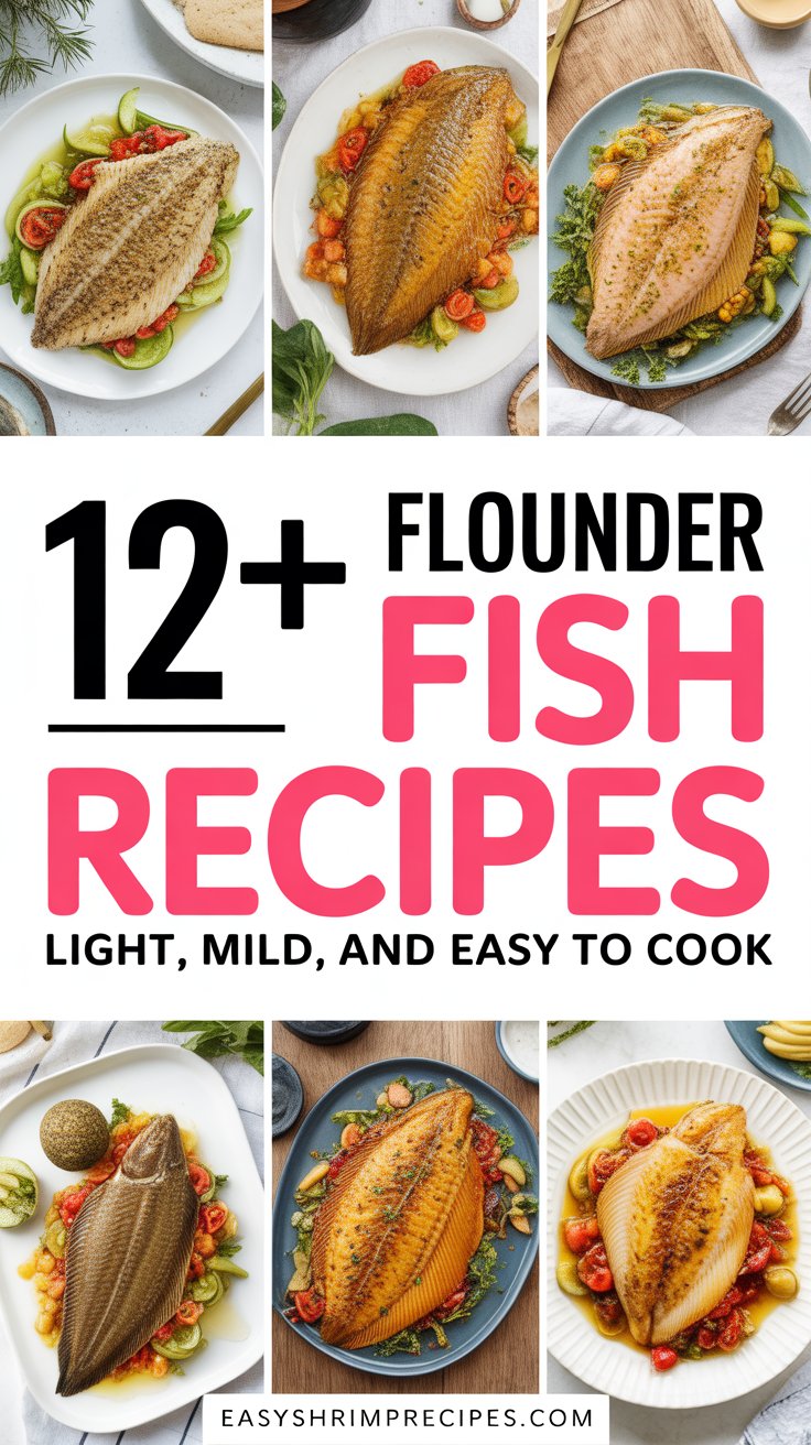 12+ Flounder Fish Recipes Light, Mild, and Easy to Cook