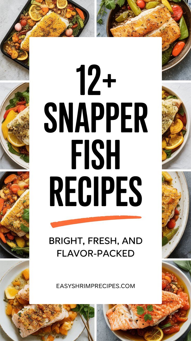 12+ Snapper Fish Recipes Bright, Fresh, and Flavor-Packed