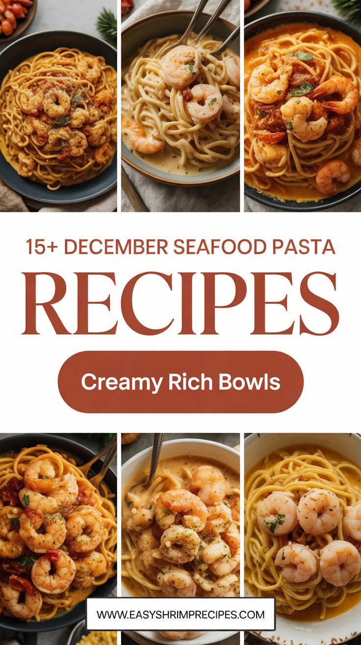15+ December Seafood Pasta Recipes Creamy Rich Bowls