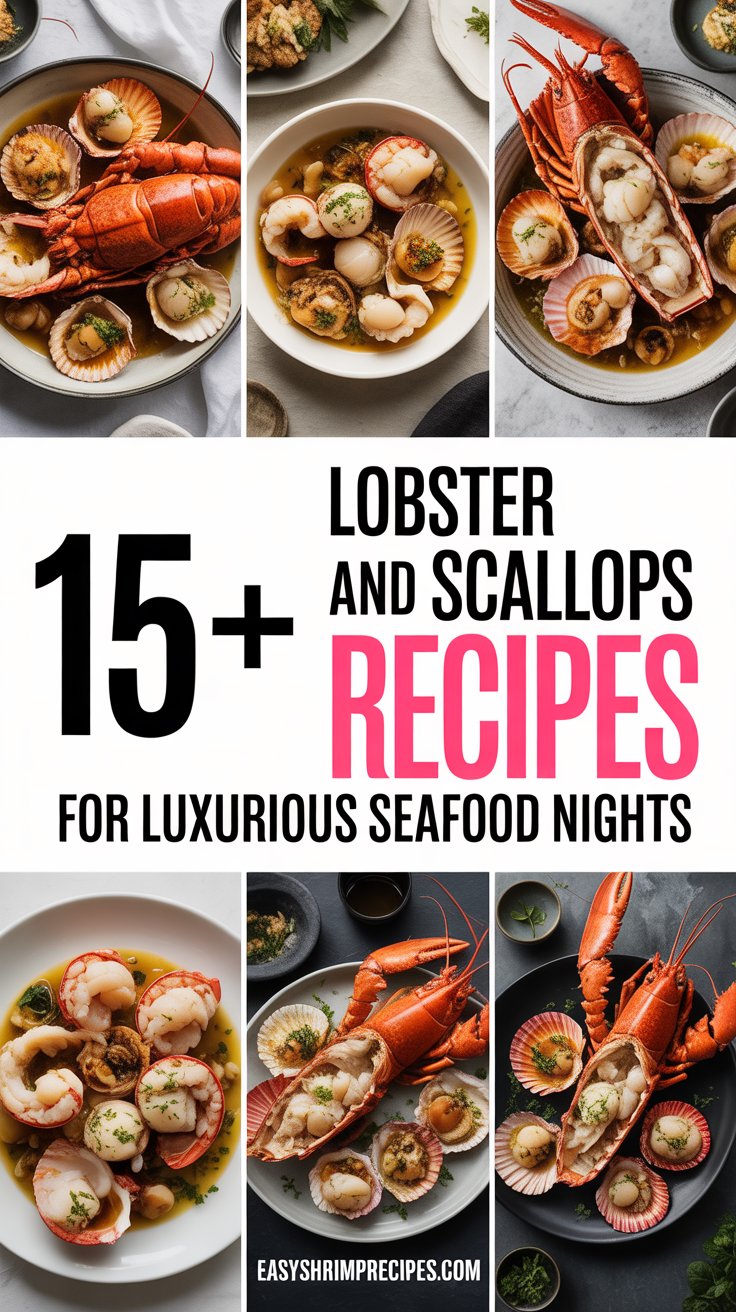 15+ Lobster And Scallops Recipes For Luxurious Seafood Nights