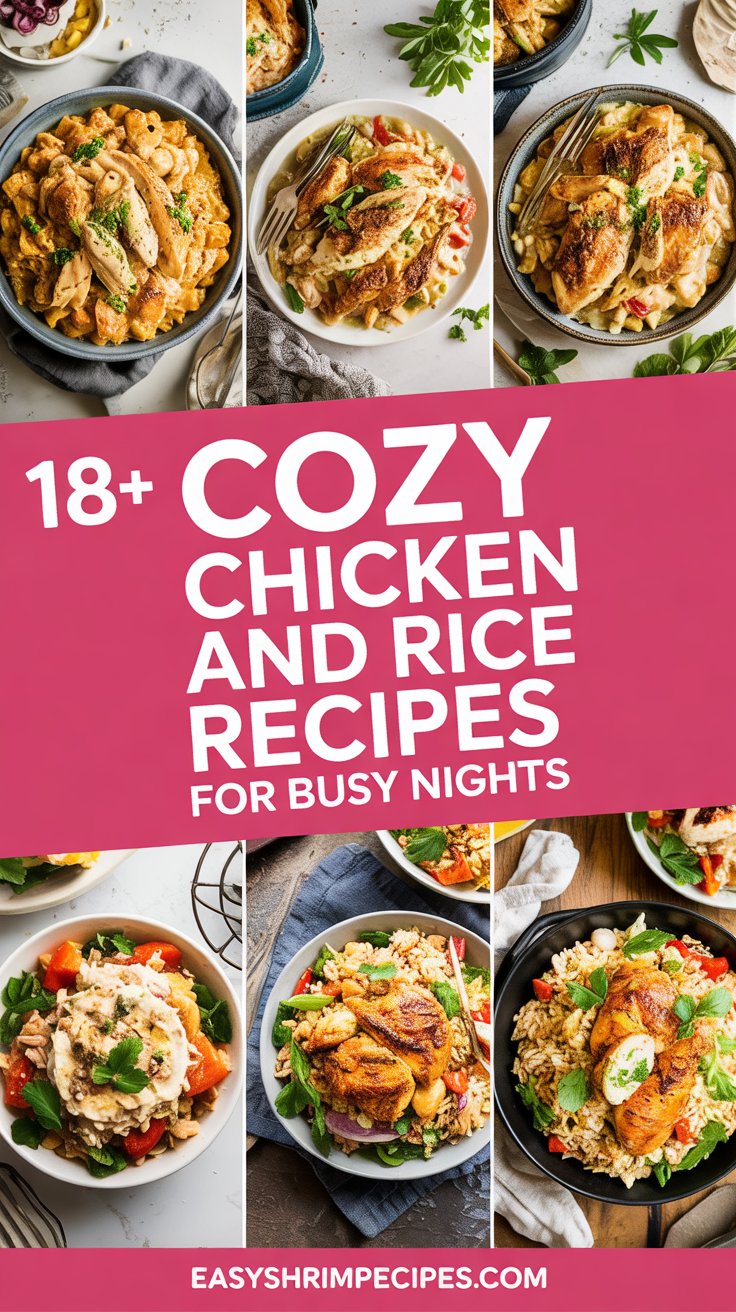 18+ Cozy Chicken and Rice Recipes for Busy Nights