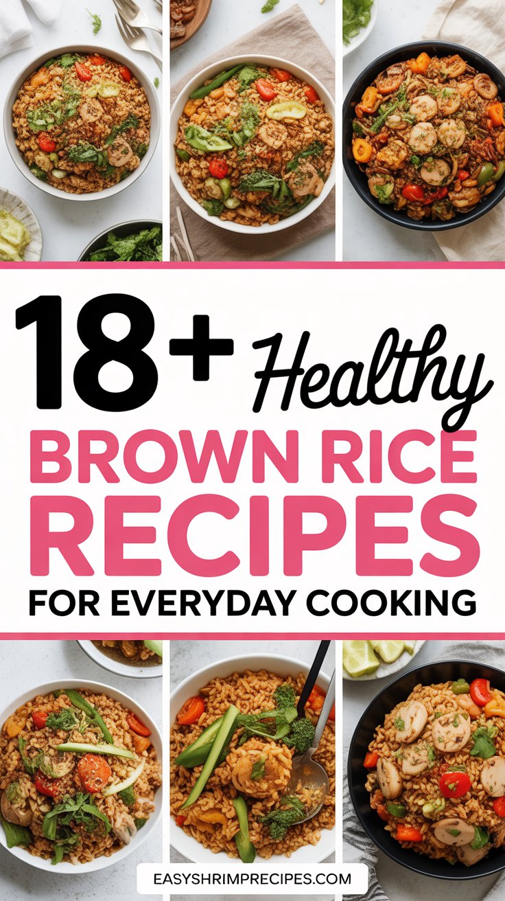 18+ Healthy Brown Rice Recipes for Everyday Cooking