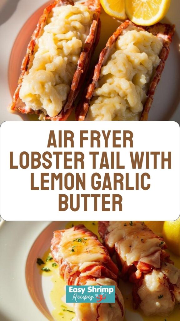 Air Fryer Lobster Tail with Lemon Garlic Butter