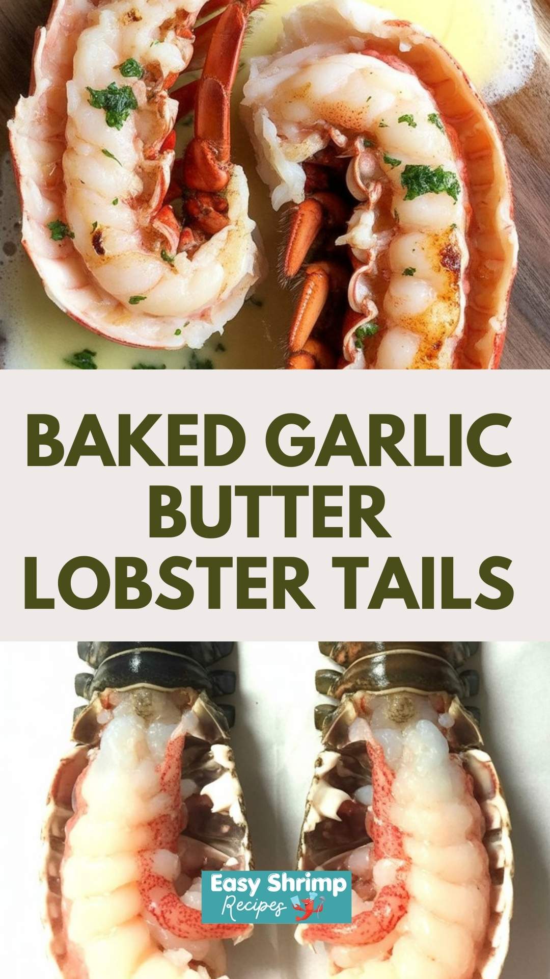 Baked Garlic Butter Lobster Tails