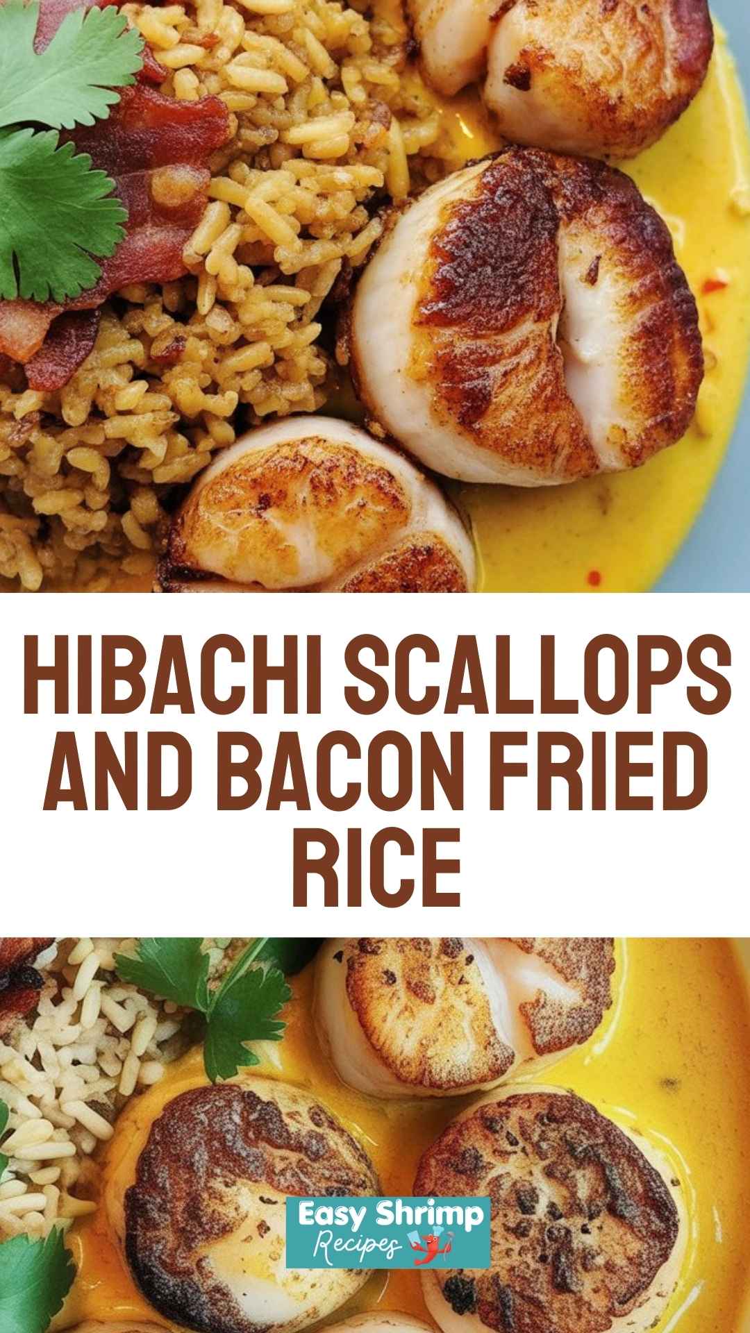 Hibachi Scallops and Bacon Fried Rice