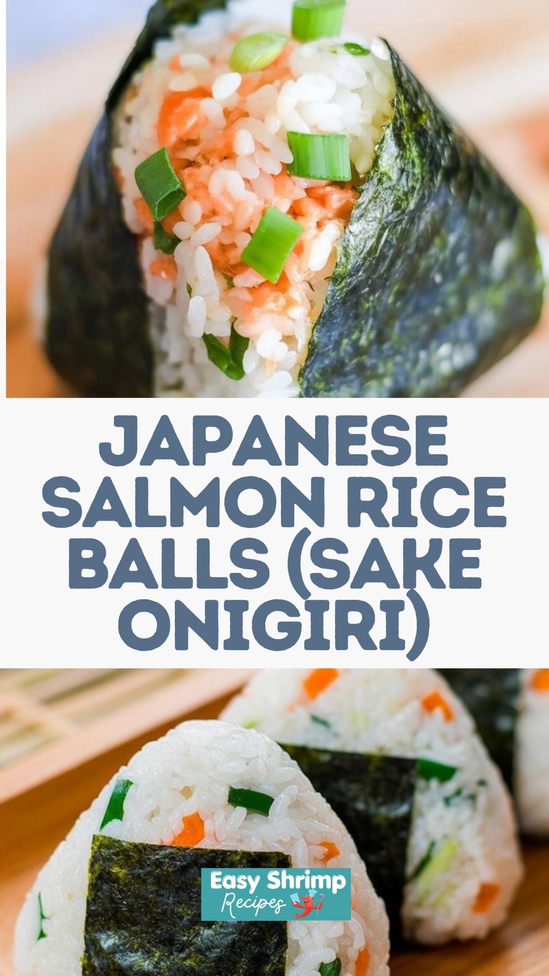 Japanese Salmon Rice Balls (Sake Onigiri)