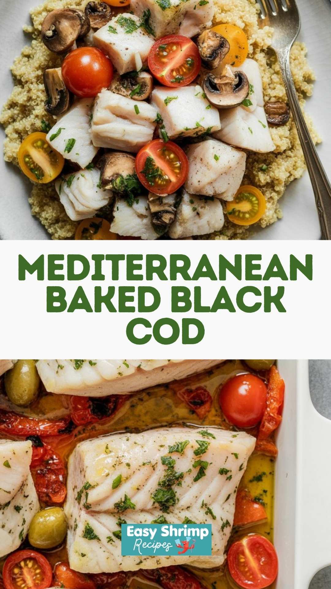 Mediterranean Baked Black Cod