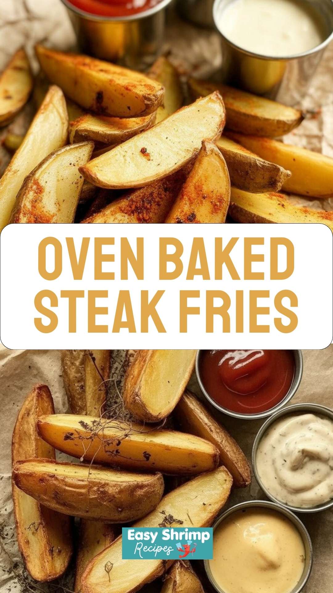 Oven Baked Steak Fries
