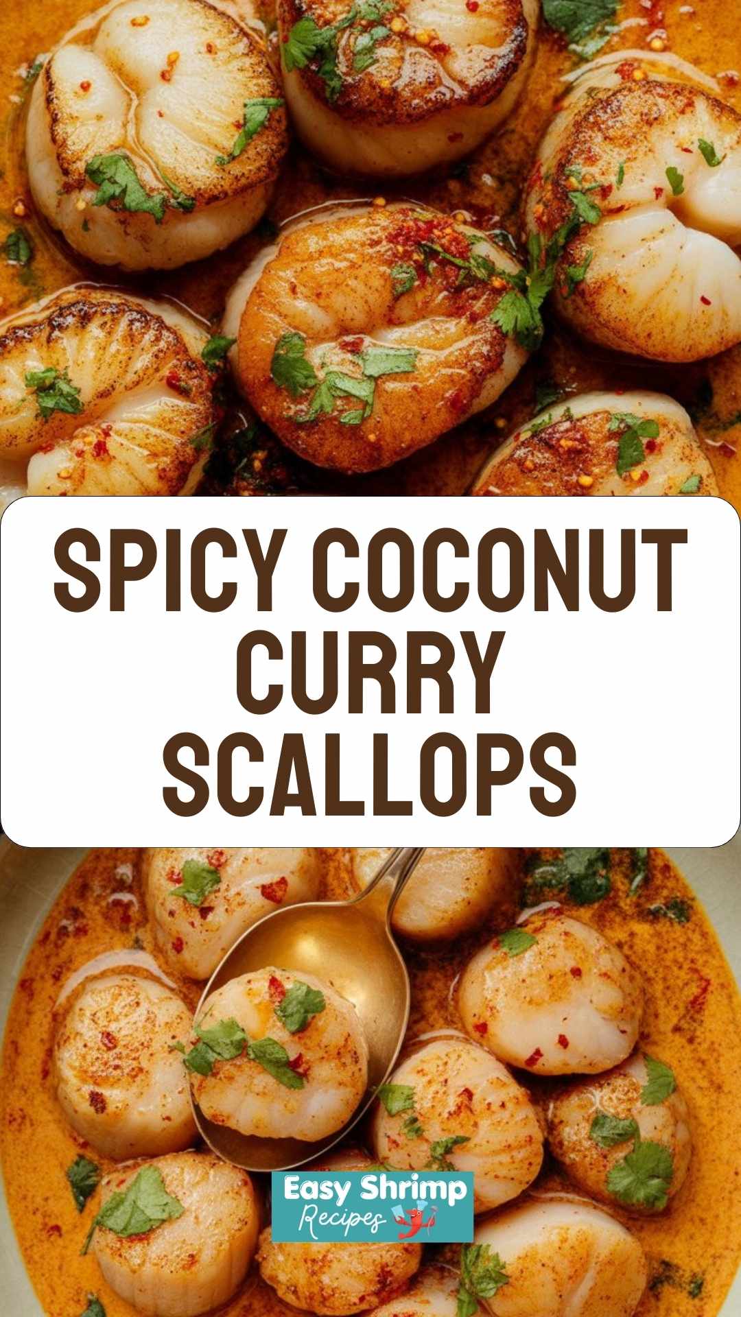 Spicy Coconut Curry Scallops