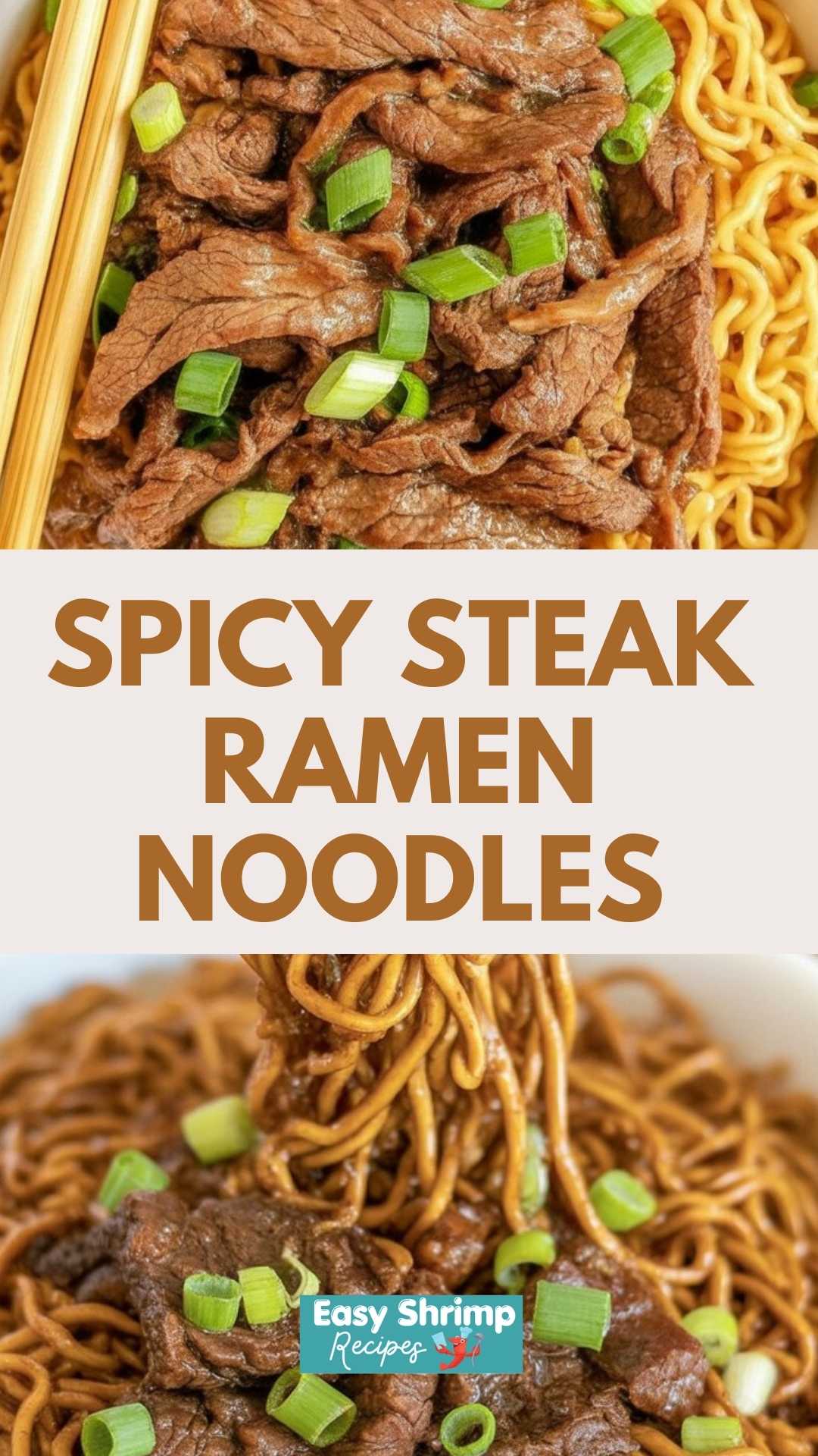 Spicy Steak Ramen Noodles
