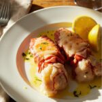 Air Fryer Lobster Tail with Lemon Garlic Butter