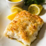 Baked Cod with Bread Crumbs and Butter