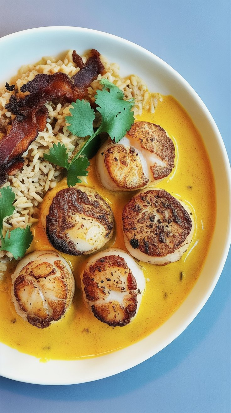 best Hibachi Scallops and Bacon Fried Rice