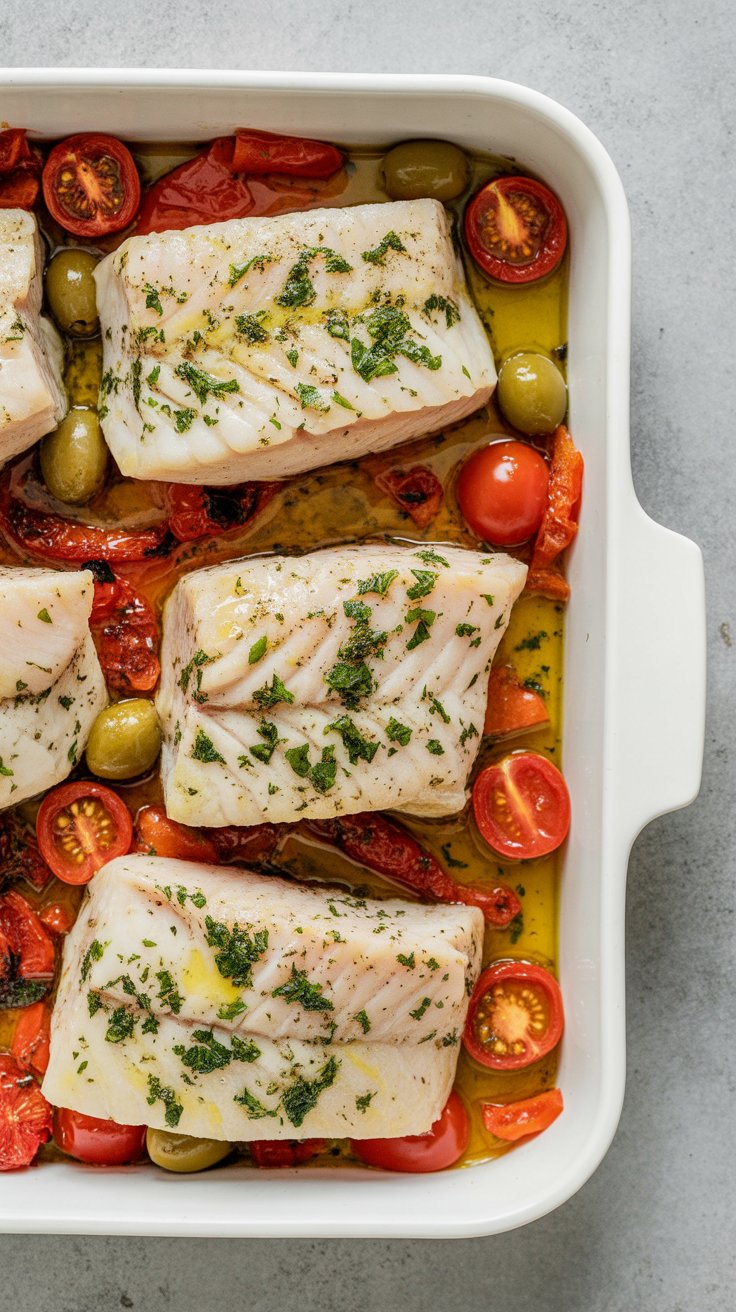 best Mediterranean Baked Black Cod
