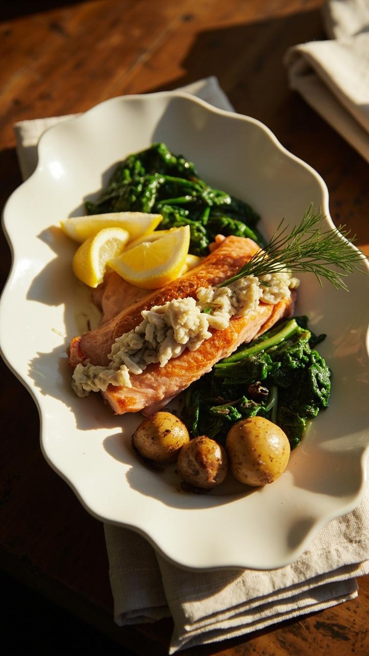 Crab Stuffed Salmon Recipe