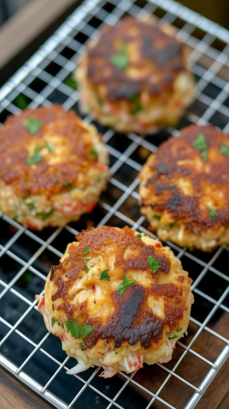 easy Grilled Shrimp Cake