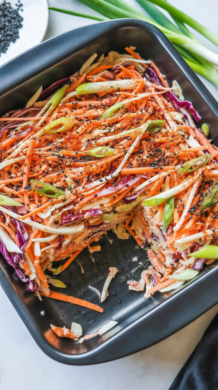 easy Immitation Crab Sushi Bake