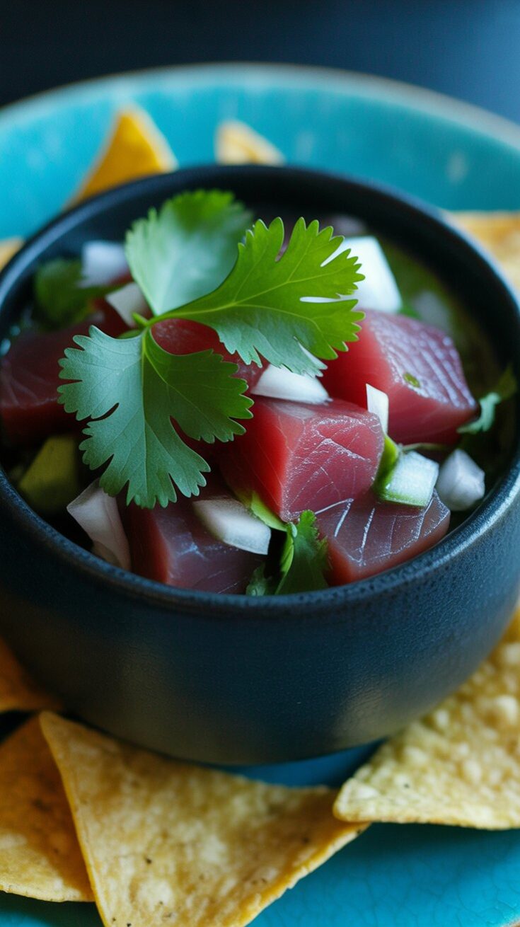easy Mexican Albacore Tuna Ceviche
