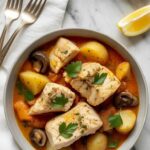 easy One Pot Cod and Potato Stew with Chickpeas